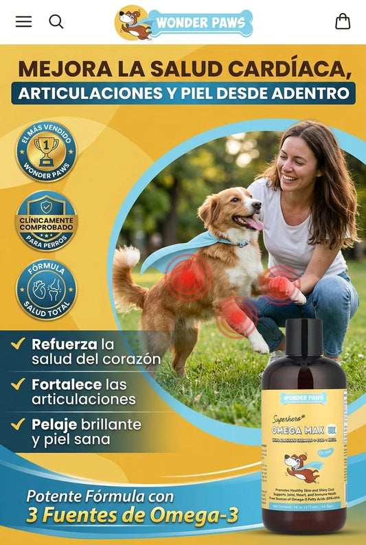 OMEGA MAX WOMDER PAWS PERRO